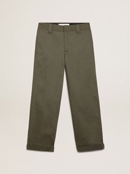 Military-green Golden Collection chinos - Golden Goose Men