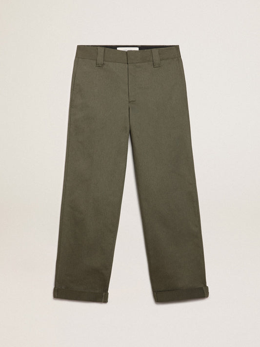 Military-green Golden Collection chinos - Golden Goose Men