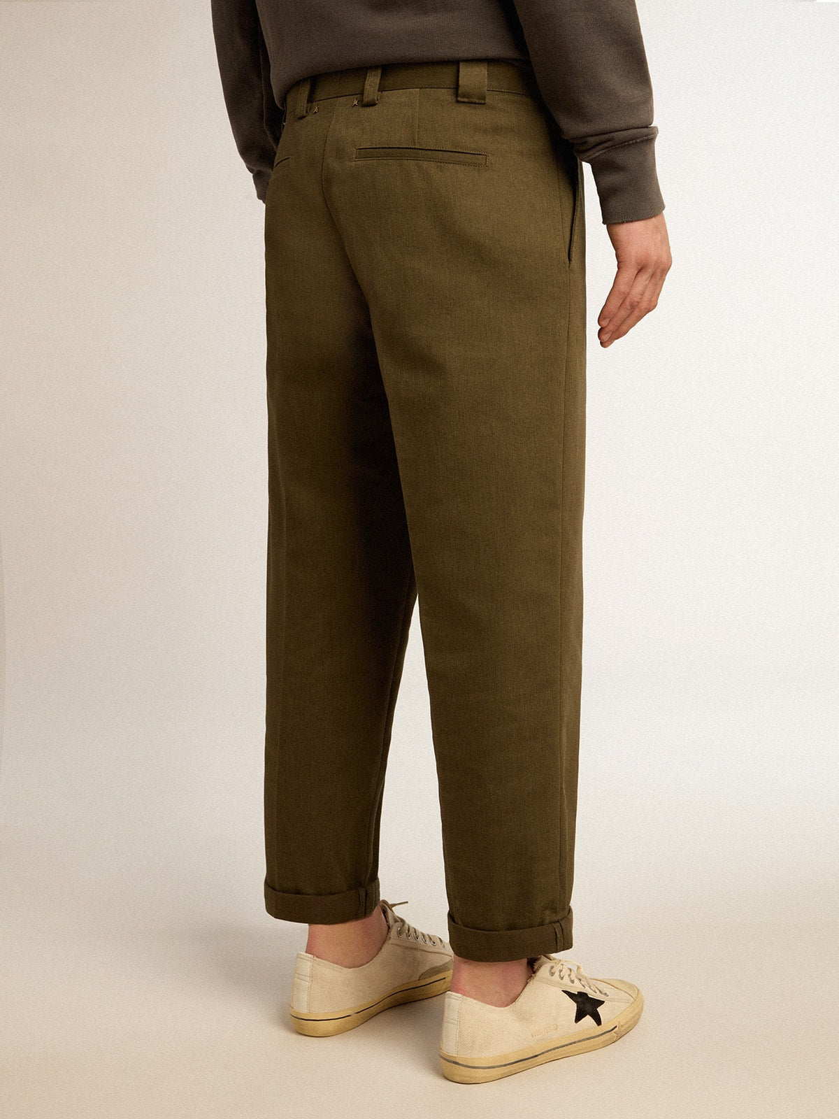 Military-green Golden Collection chinos - Golden Goose Men