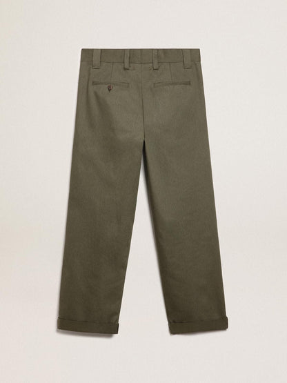 Military-green Golden Collection chinos - Golden Goose Men