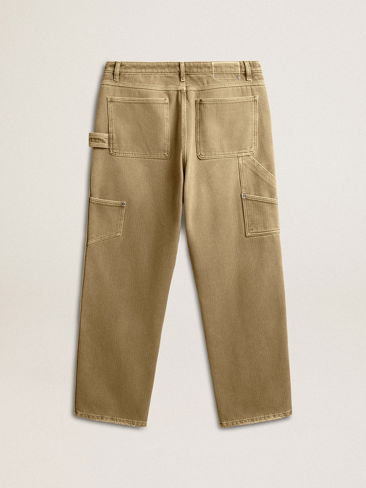 Men's distressed-effect cotton pants - Golden Goose Men