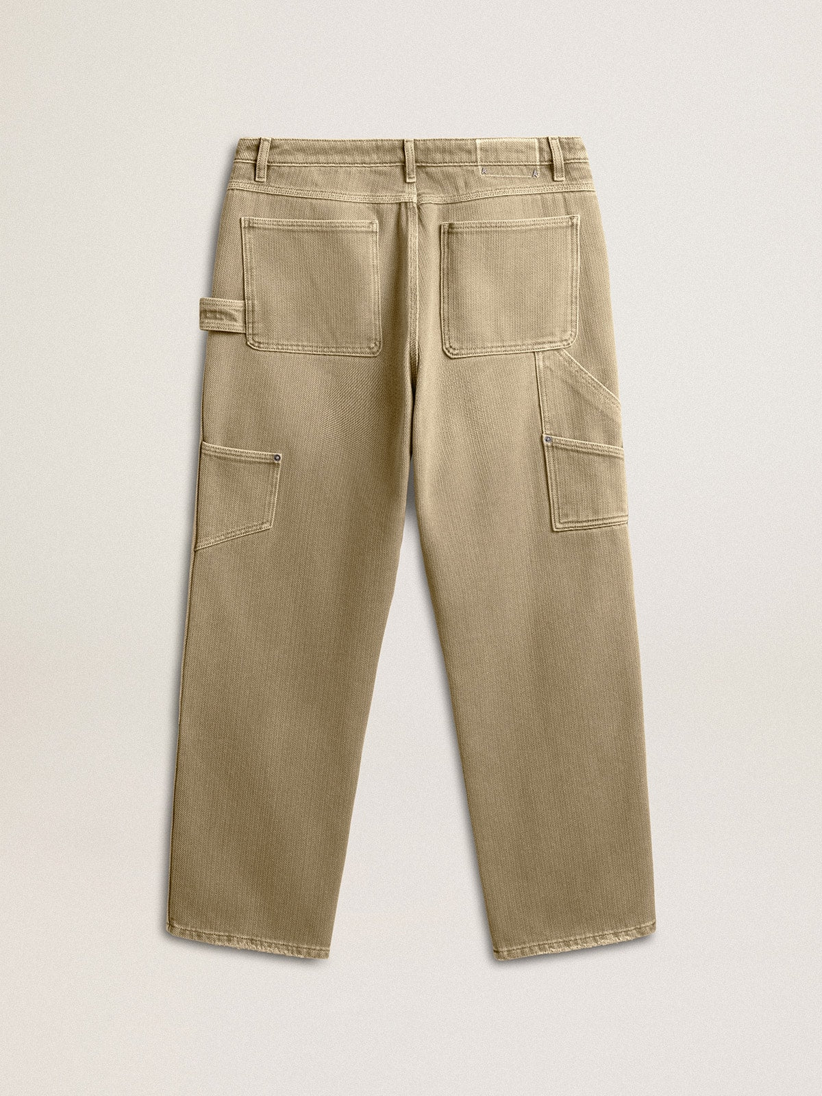 Men's distressed-effect cotton pants - Golden Goose Men