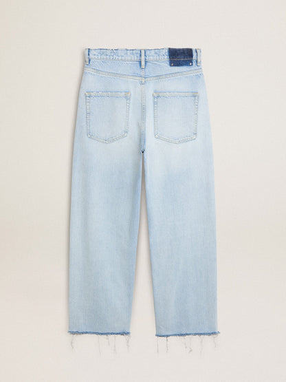 Men’s pants in lived-in effect denim - Golden Goose Men
