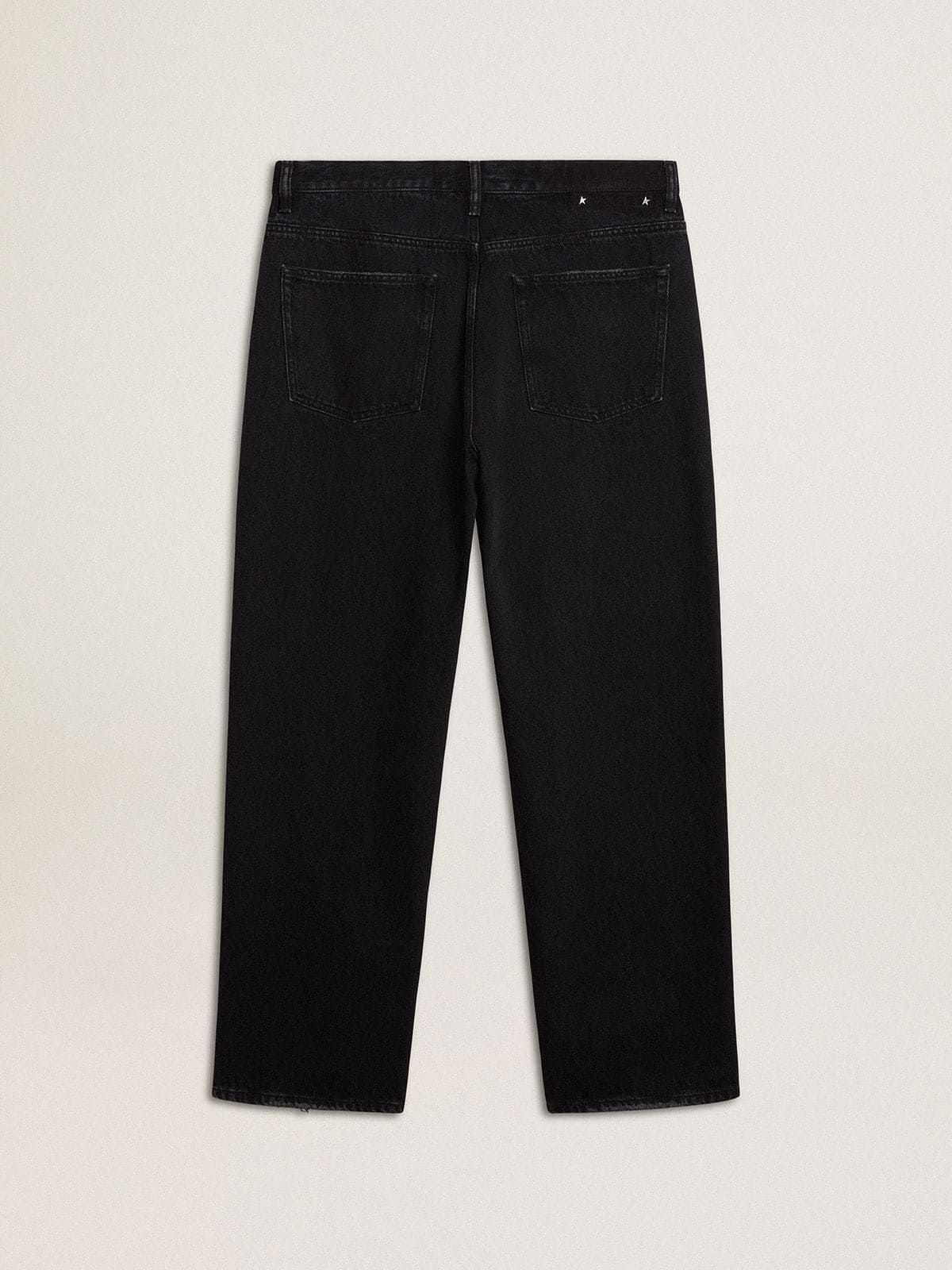 Men's black one-wash jeans - Golden Goose Men