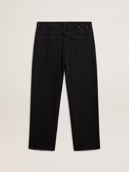 Men's black one-wash jeans - Golden Goose Men