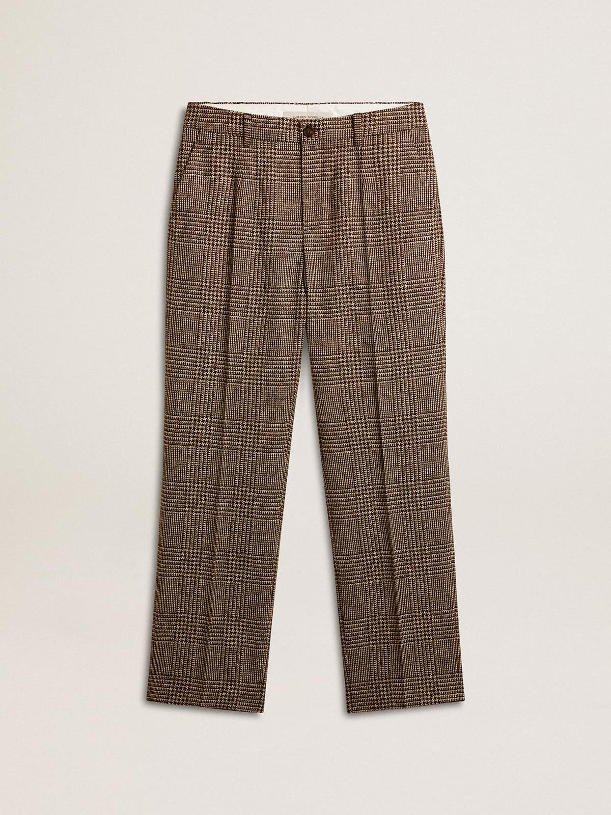 Men's soft houndstooth pants - Golden Goose Men