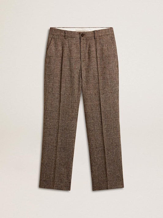 Men's soft houndstooth pants - Golden Goose Men
