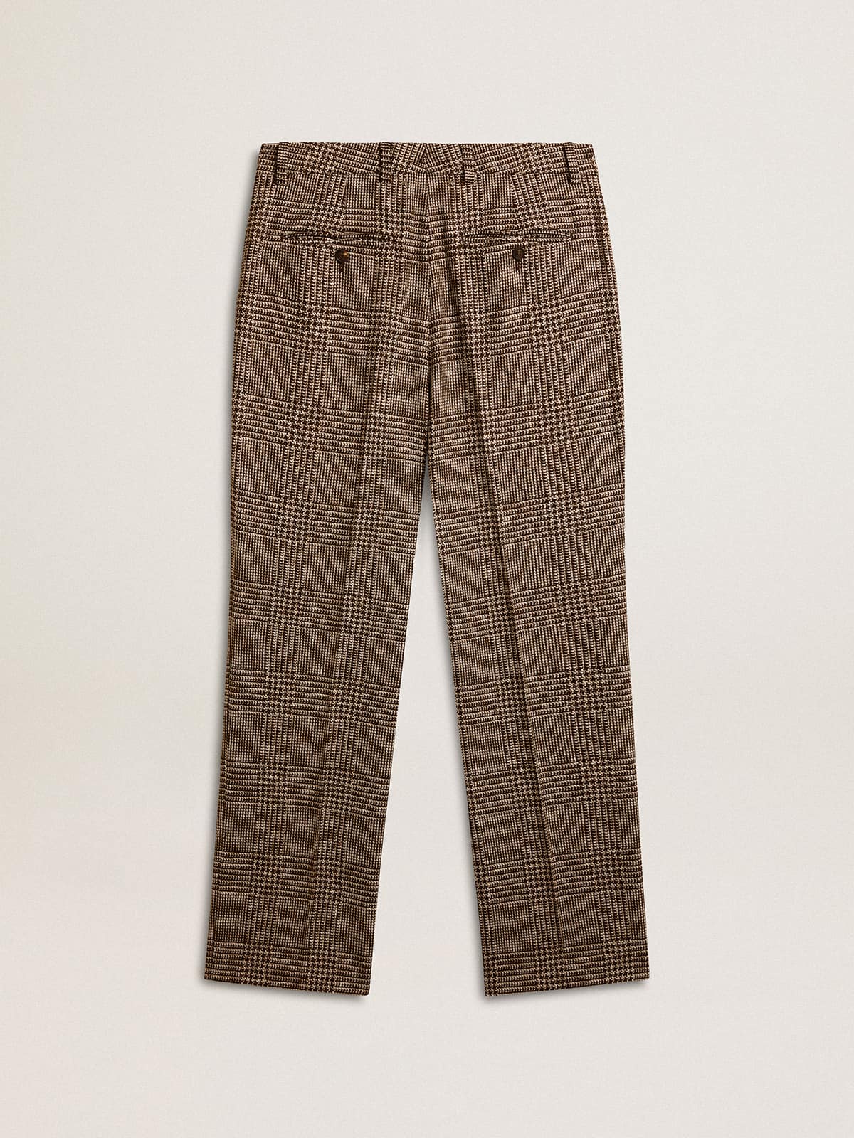 Men's soft houndstooth pants - Golden Goose Men