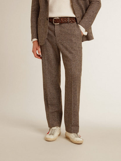Men's soft houndstooth pants - Golden Goose Men