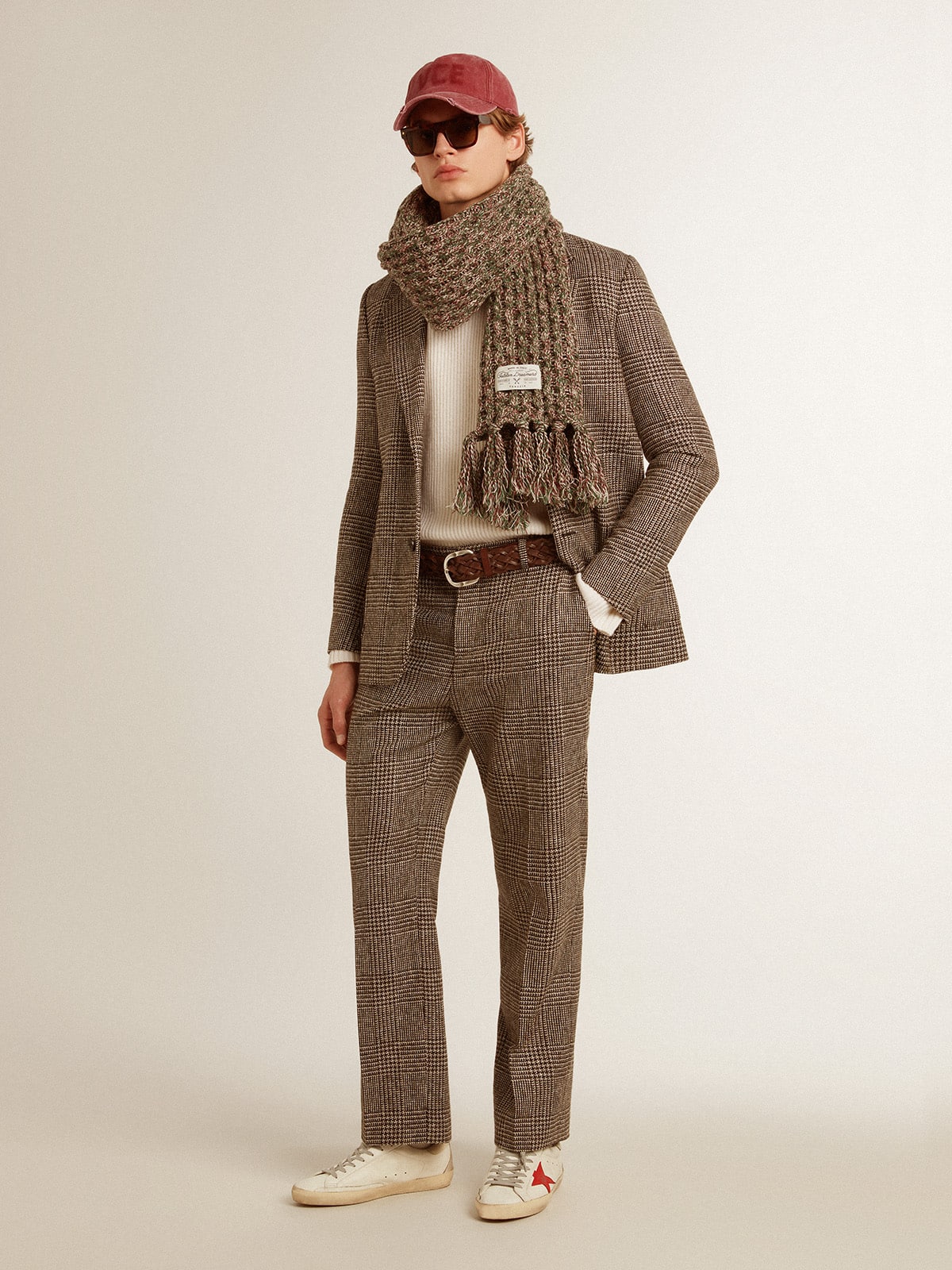 Men's soft houndstooth pants - Golden Goose Men