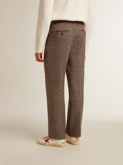 Men's soft houndstooth pants - Golden Goose Men