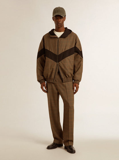 Men's pants in three-colored houndstooth - Golden Goose Men
