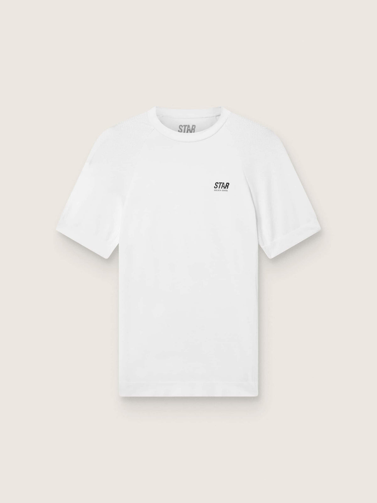 Men's slim-fit white sports T-shirt - Golden Goose Men