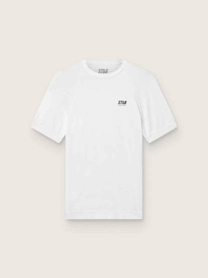 Men's slim-fit white sports T-shirt - Golden Goose Men