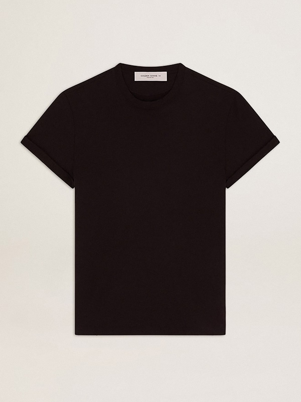 Golden Collection distressed T-shirt in vintage black - Golden Goose Men