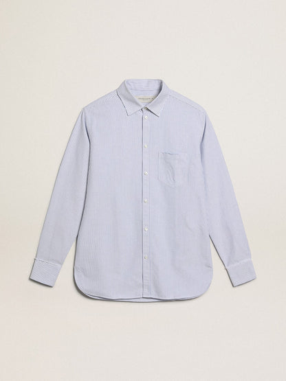 Men's shirt with narrow stripes - Golden Goose Men