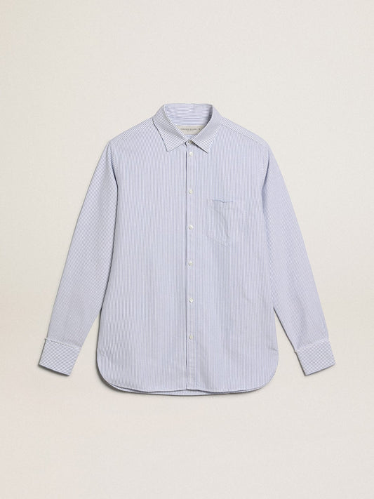 Men's shirt with narrow stripes - Golden Goose Men