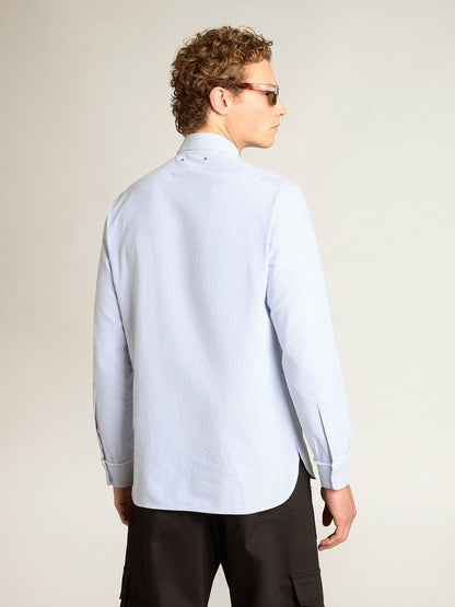 Men's shirt with narrow stripes - Golden Goose Men