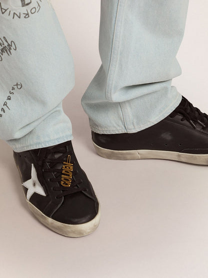 Men's lace lock with clip in old gold color with Golden lettering - Golden Goose Men