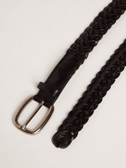 Men's black leather belt | Golden Goose - Golden Goose Men
