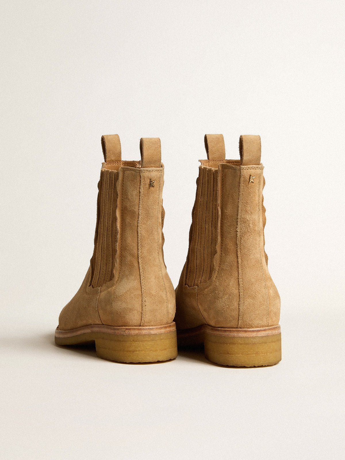 Chelsea boots in suede tobacco - Golden Goose Men