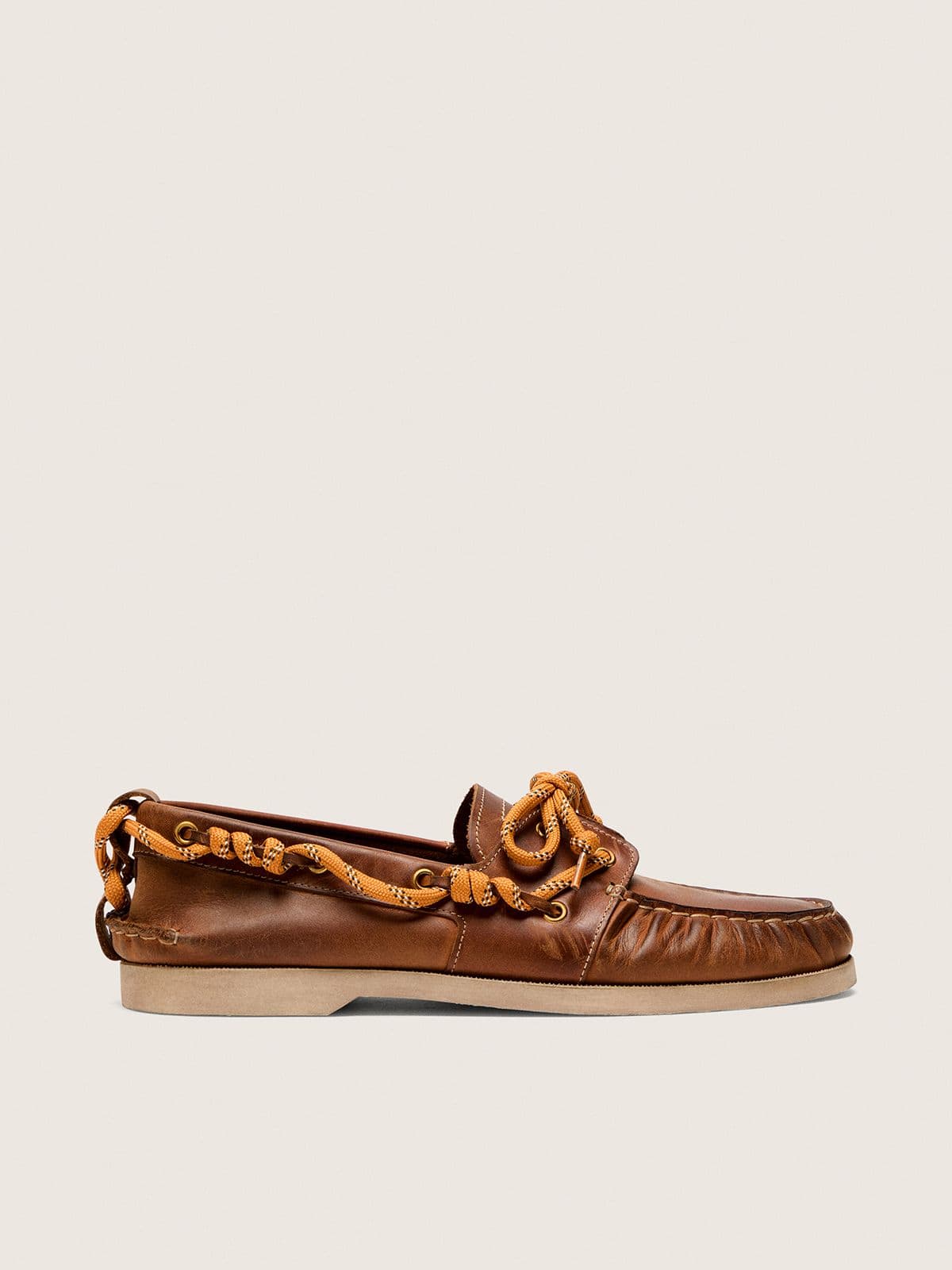 Men's Cruise loafer in tobacco-colored leather - Golden Goose Men