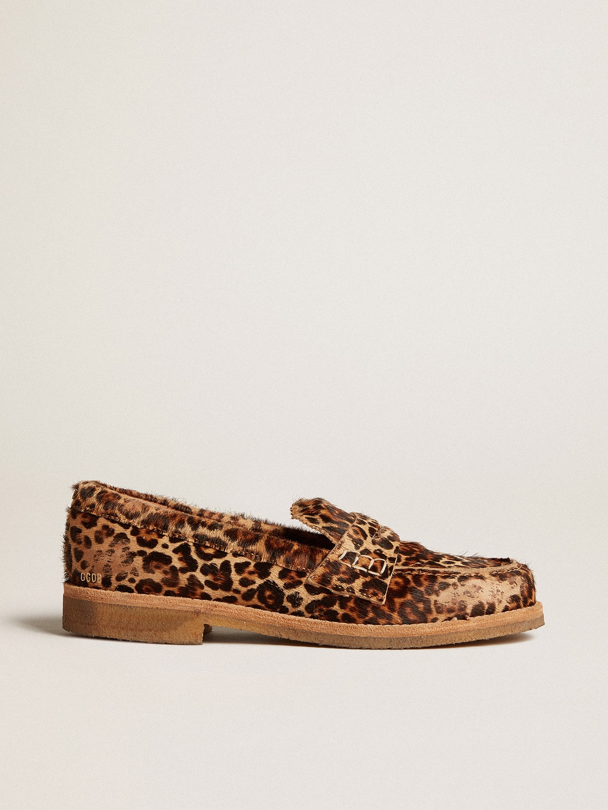 Men's Jerry loafers in leopard-print pony skin - Golden Goose Men