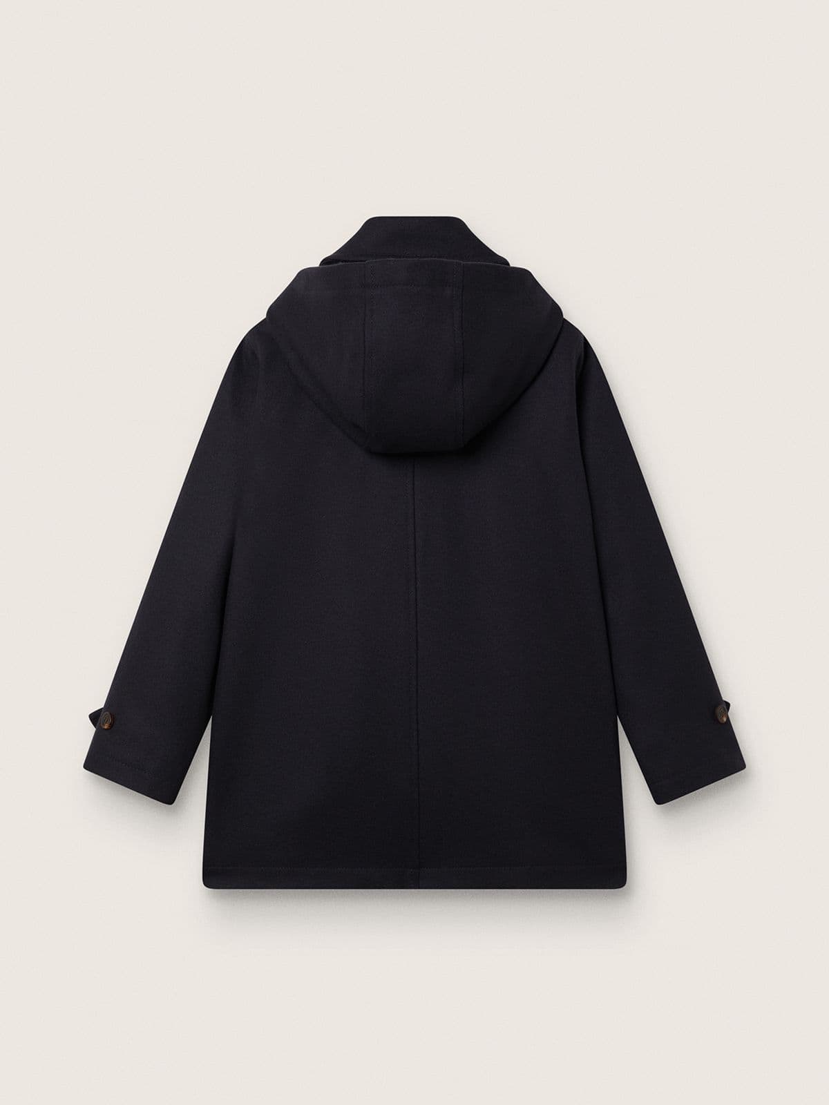 Boys’ dark blue hooded duffle coat - Golden Goose Kids