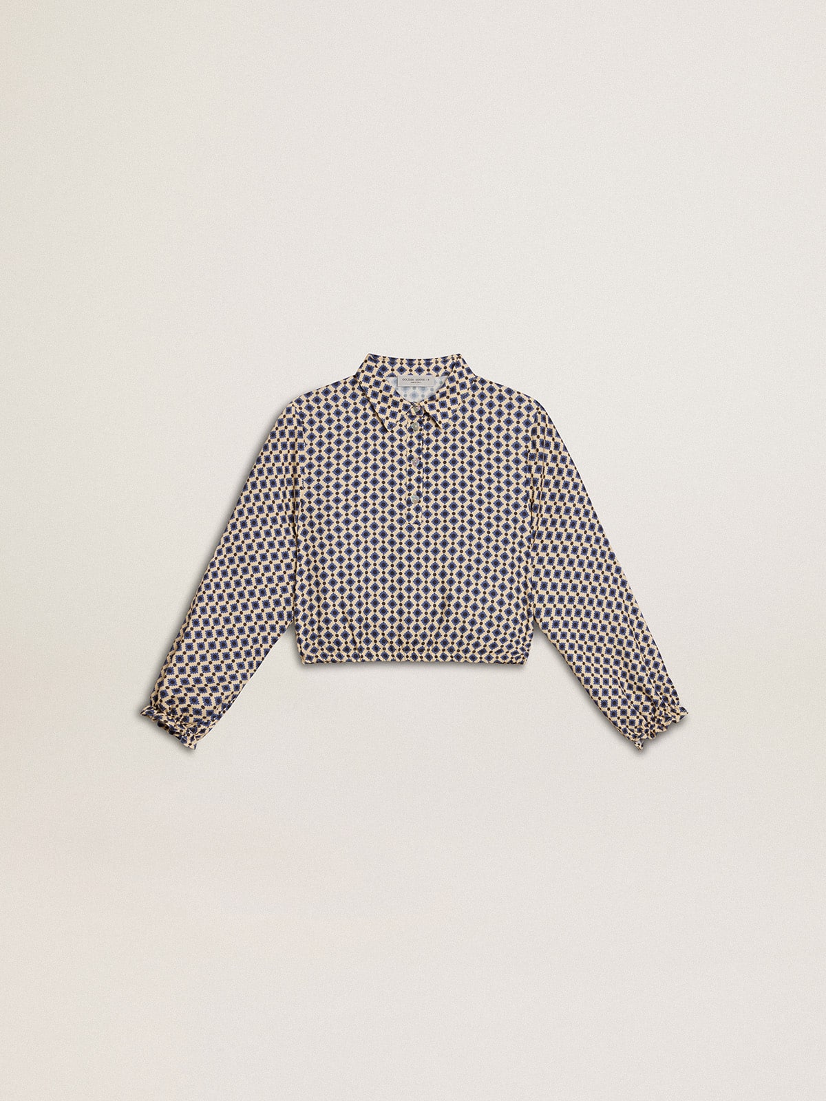 Girls' polo shirt with geometric print - Golden Goose Kids