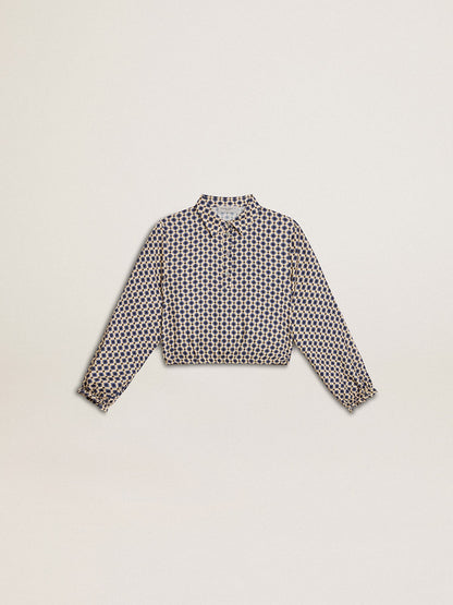 Girls' polo shirt with geometric print - Golden Goose Kids