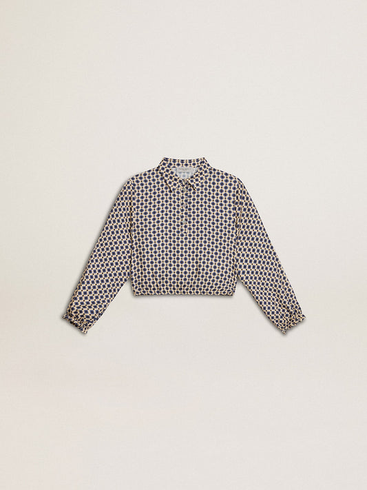 Girls' polo shirt with geometric print - Golden Goose Kids