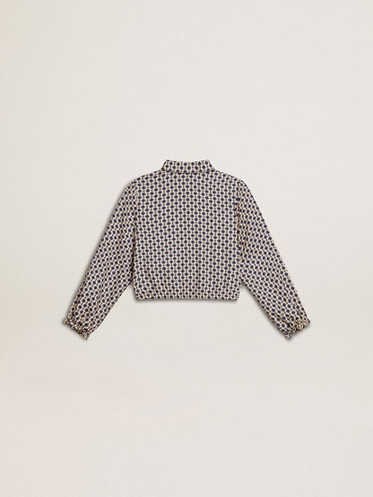 Girls' polo shirt with geometric print - Golden Goose Kids
