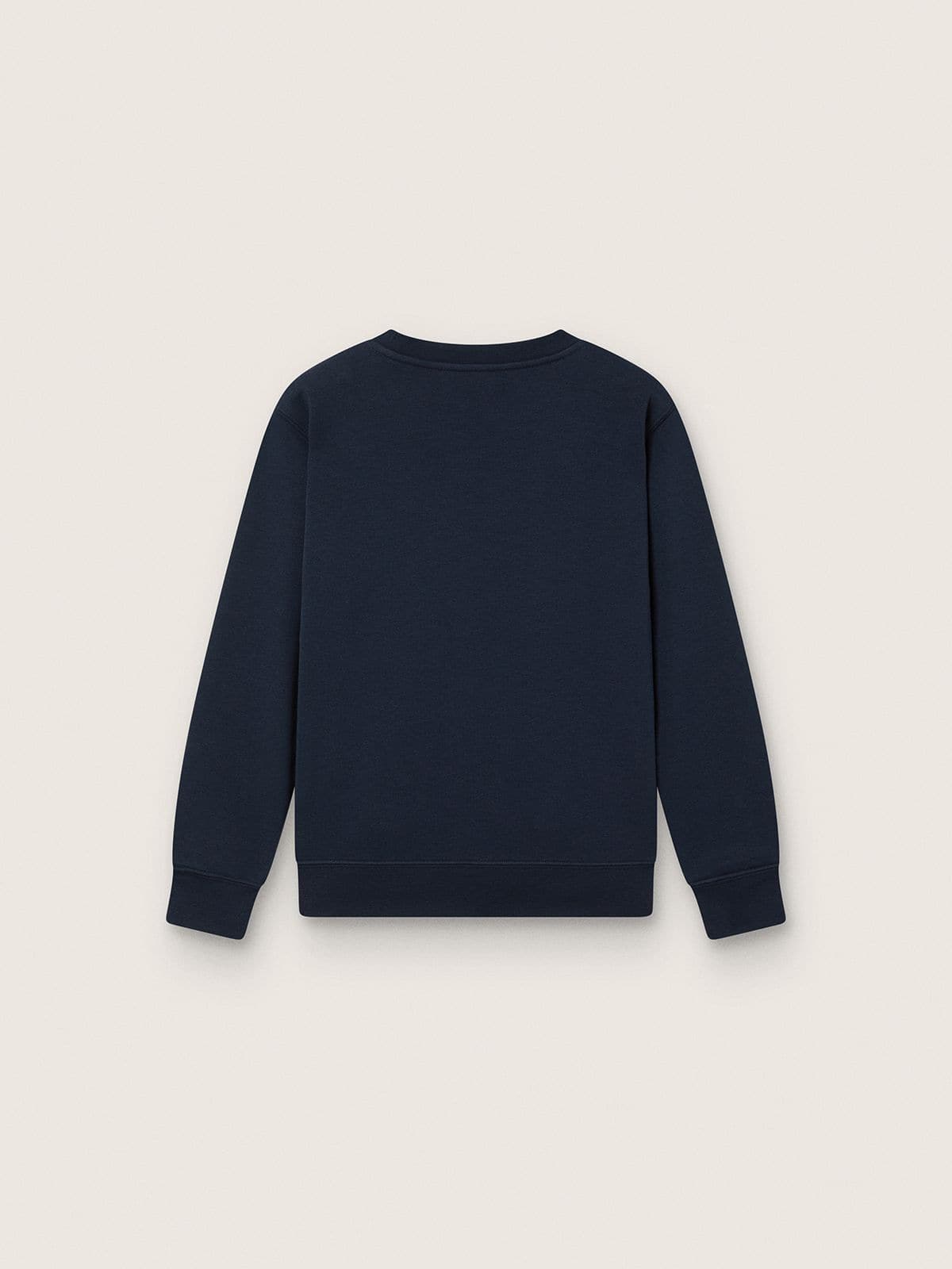 Journey crew neck sweatshirt for boys in navy blue cotton with mascot print - Golden Goose Kids