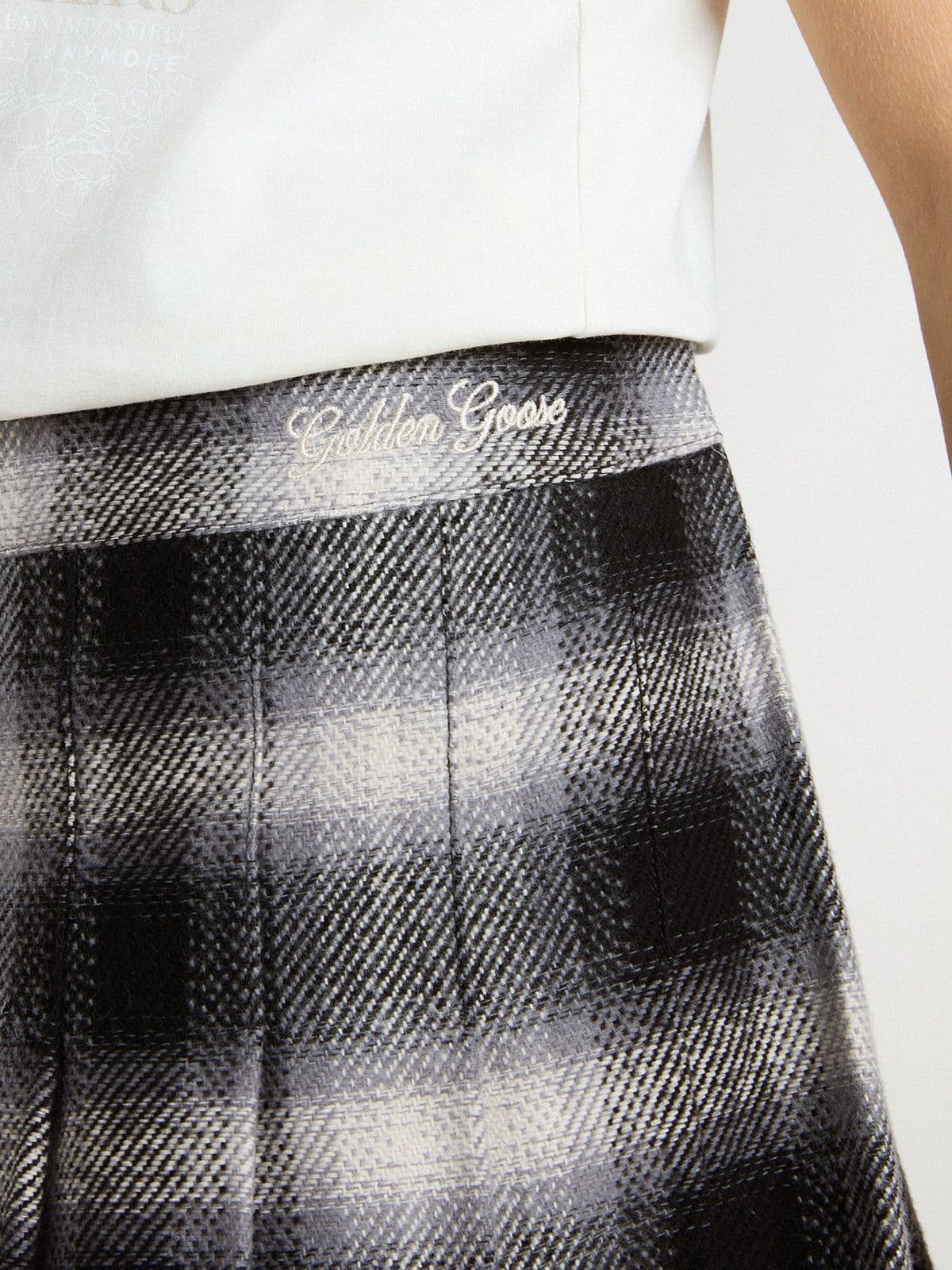 Girls' cotton pleated skirt - Golden Goose Kids