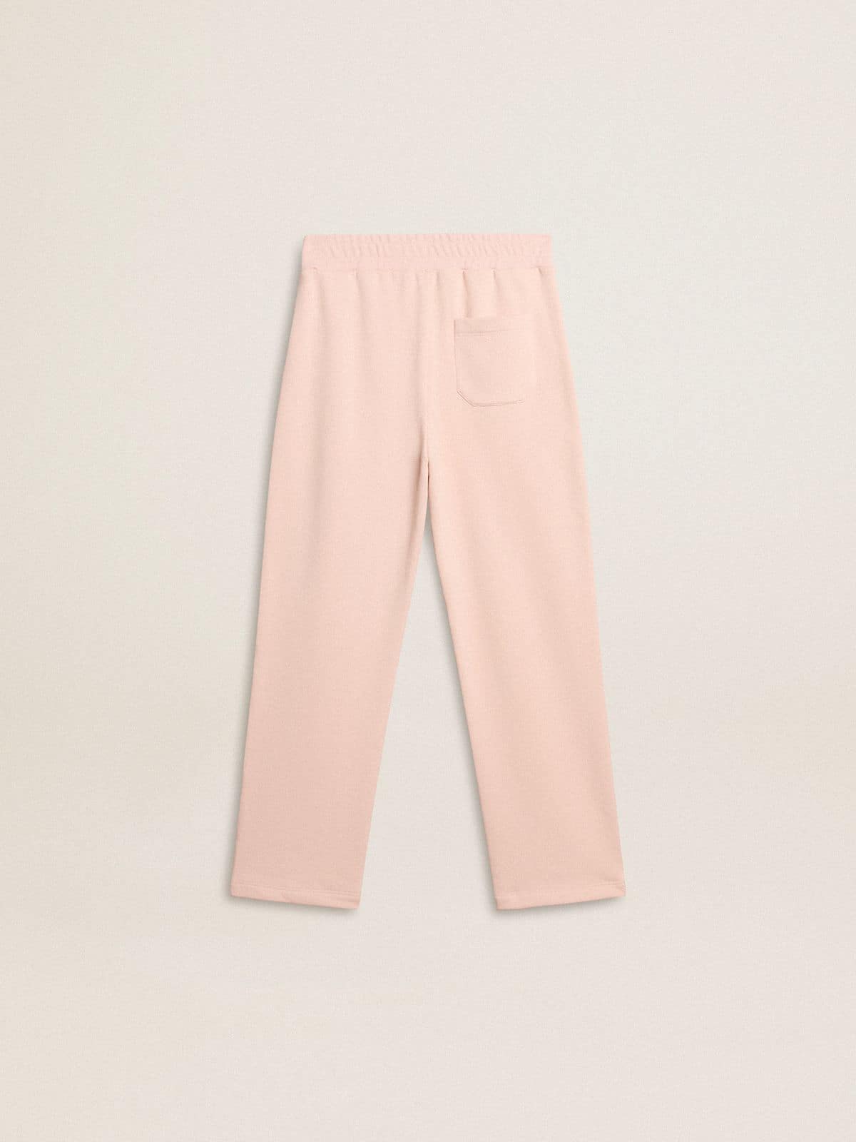 Girls’ pink joggers with print - Golden Goose Kids