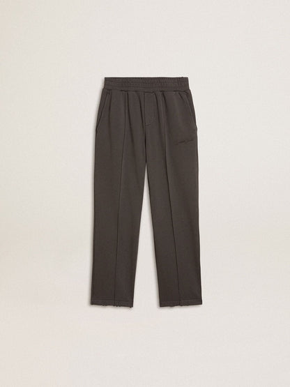 Kids' military-green jogging pants with embroidery - Golden Goose Kids
