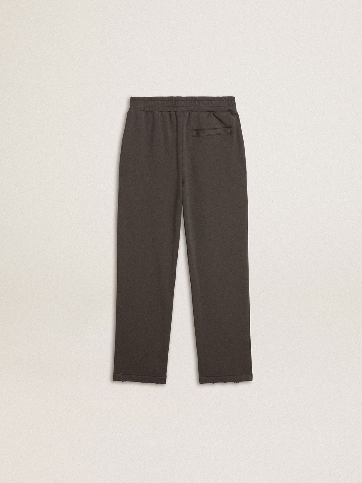 Kids' military-green jogging pants with embroidery - Golden Goose Kids