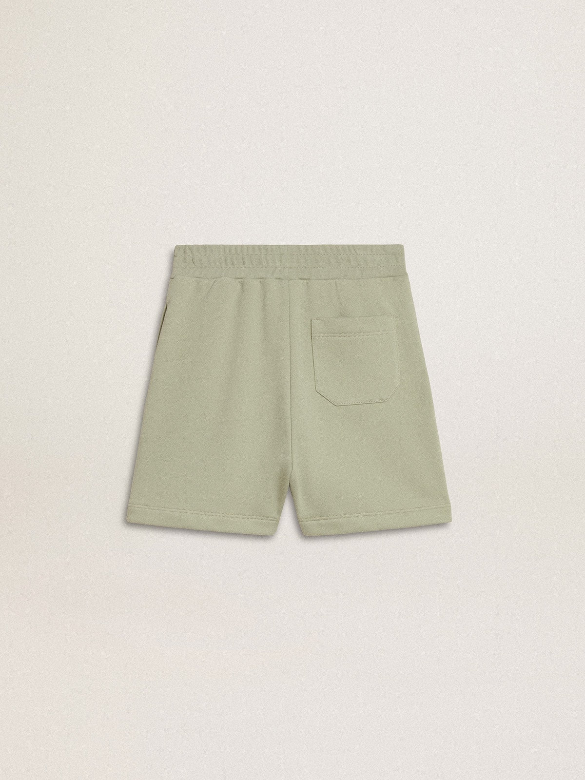 Light green shorts with white star - Golden Goose Kids