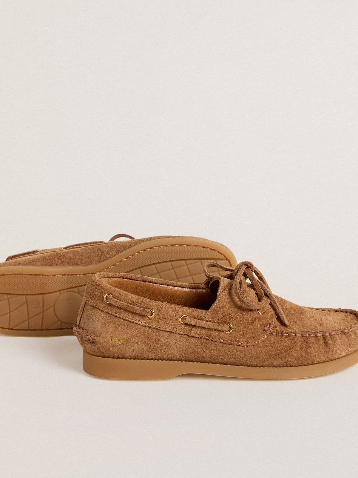 Junior Cruise loafer in light brown suede - Golden Goose Kids