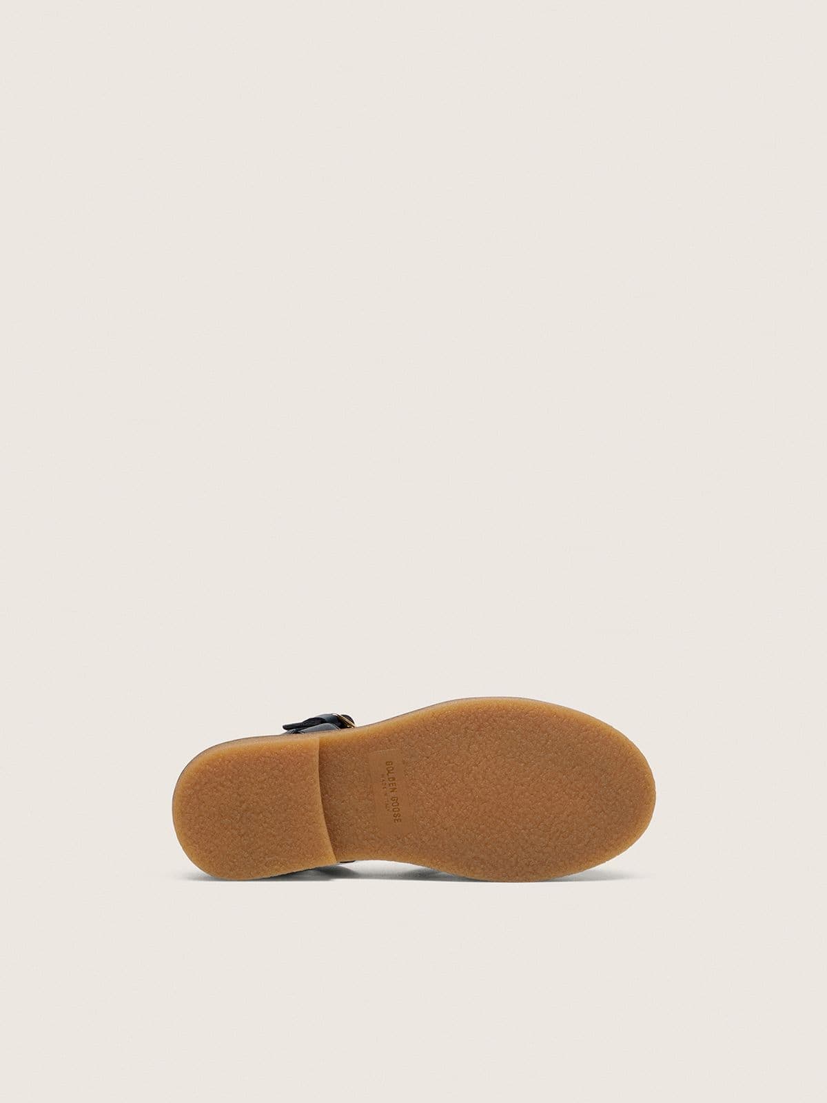 Junior Maxime sandals in navy-blue leather - Golden Goose Kids