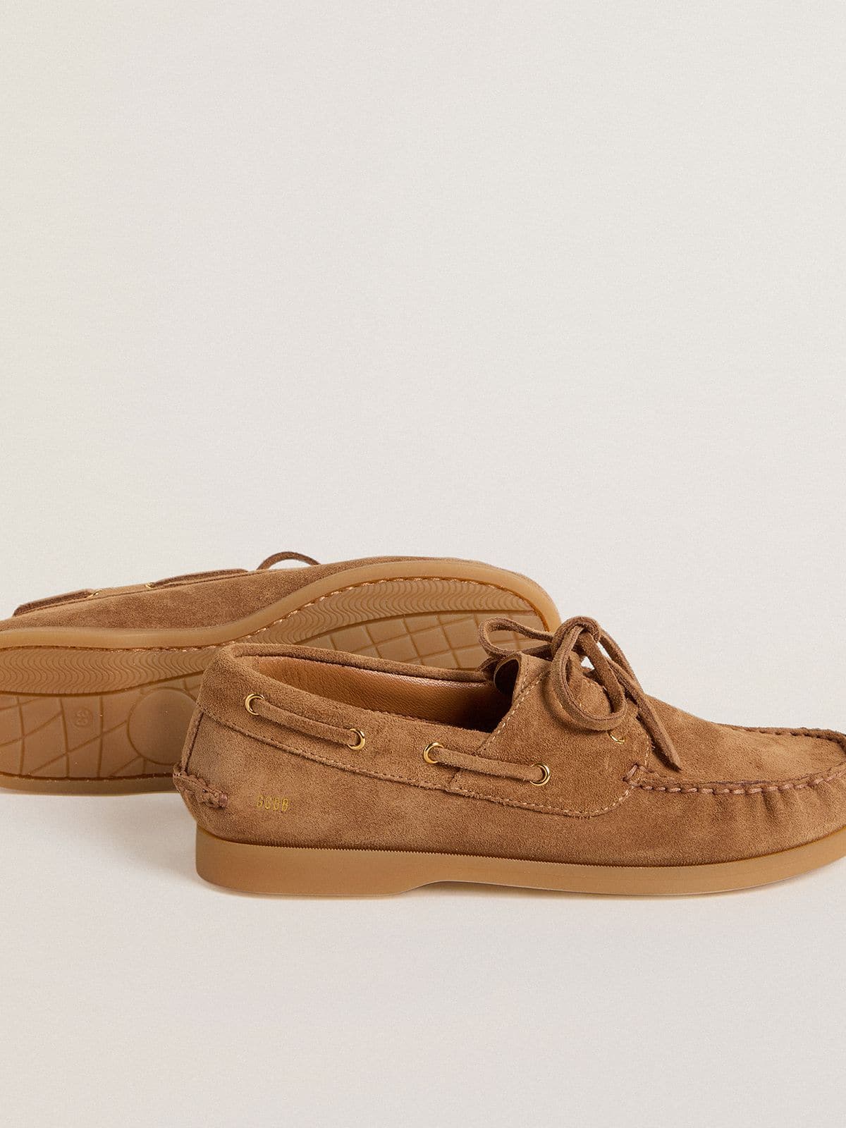 Young Cruise loafer in light brown suede - Golden Goose Kids