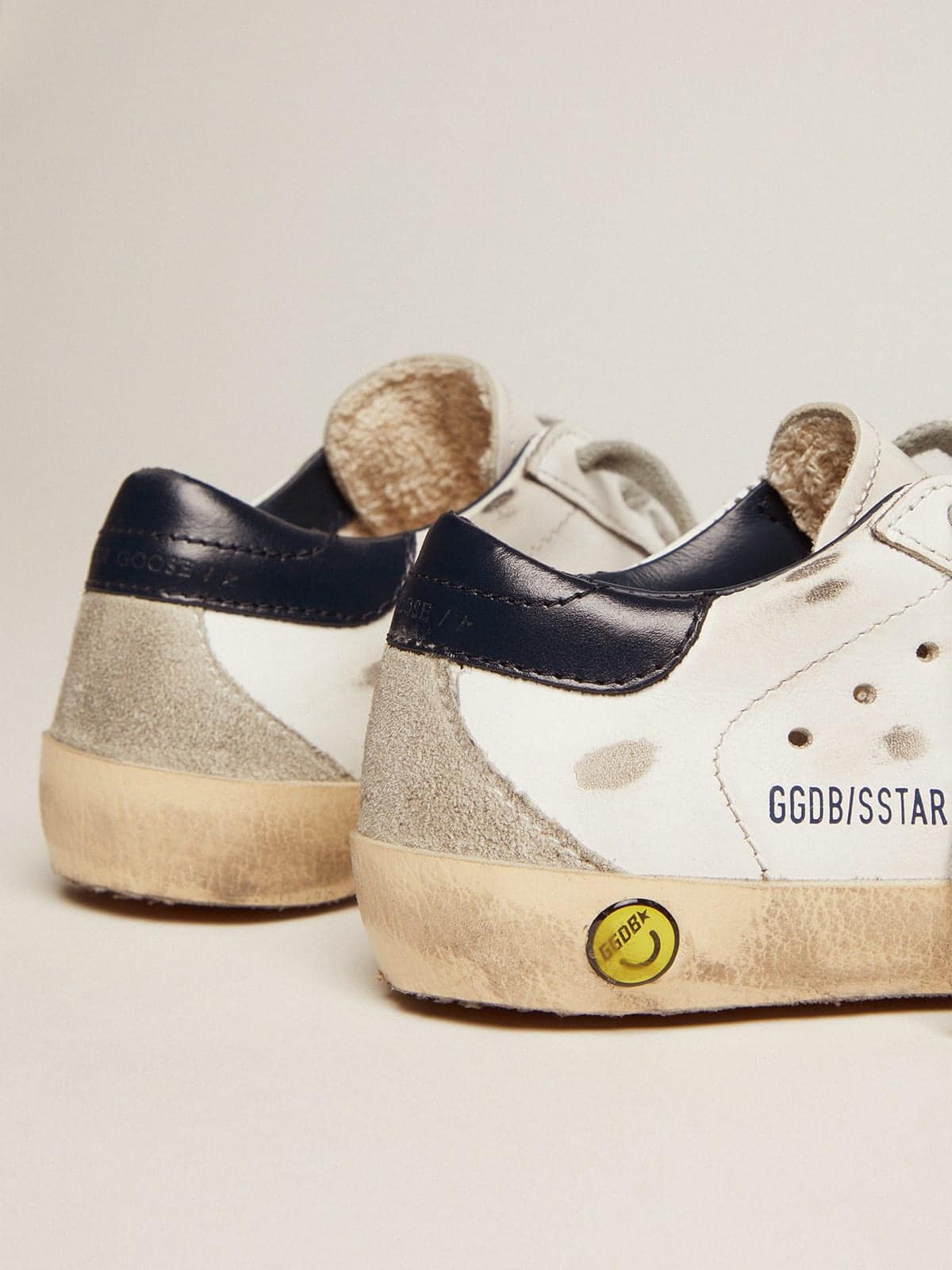 Super-Star Young with suede star - Golden Goose Kids