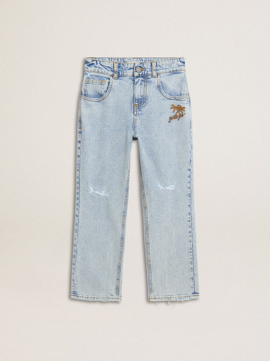 Boys' light denim jeans - Golden Goose Kids