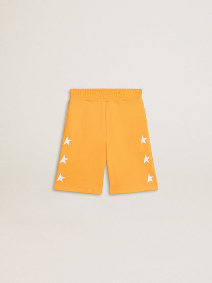 Boys' mustard yellow shorts - Golden Goose Kids