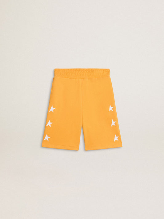 Boys' mustard yellow shorts - Golden Goose Kids