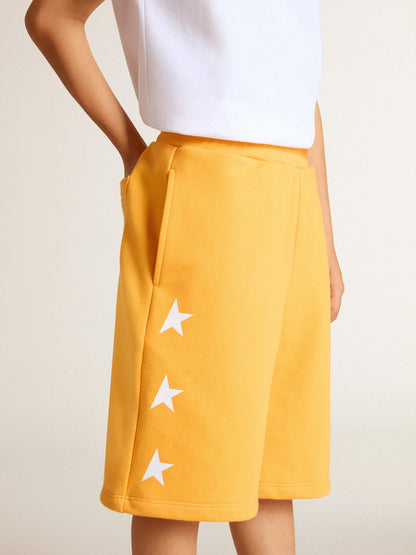 Boys' mustard yellow shorts - Golden Goose Kids