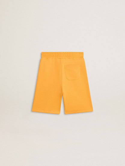Boys' mustard yellow shorts - Golden Goose Kids