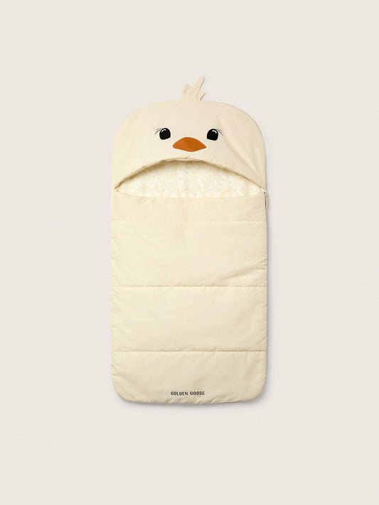 Journey Baby chick-shaped sleeping bag in padded nylon - Golden Goose Kids