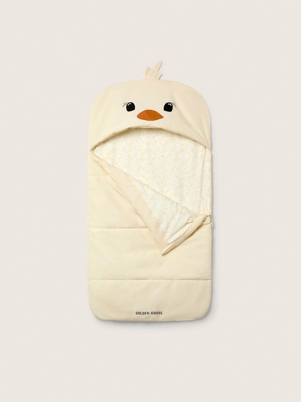 Journey Baby chick-shaped sleeping bag in padded nylon - Golden Goose Kids