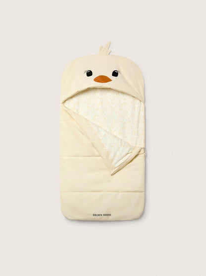 Journey Baby chick-shaped sleeping bag in padded nylon - Golden Goose Kids
